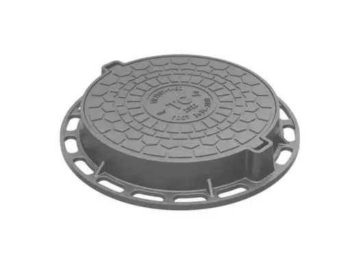 Люк чугунный тяжелый тип ТМР, визуализация изделия