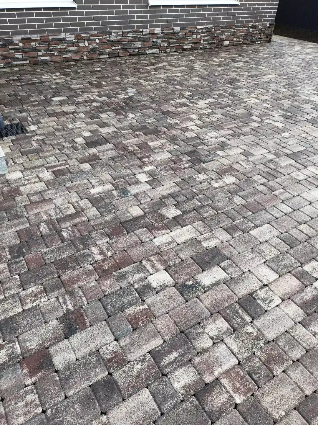 Тротуарная плитка Старый город №21 "Агат коричневый", фактура гладкий, гранитная, мрамор, высота 40 мм, 60 мм-16